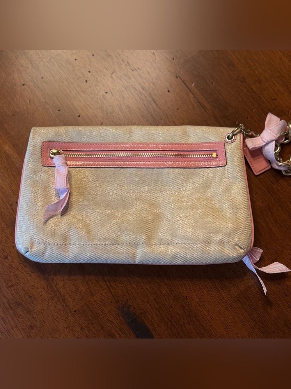 Coach RARE Y2K 2009 Limited Edition Tattoo Floral Canvas Fold-over LG Clutch - Picture 2 of 14